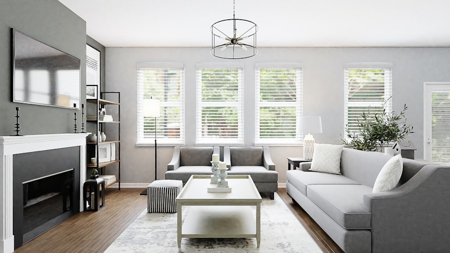 Smart home living room